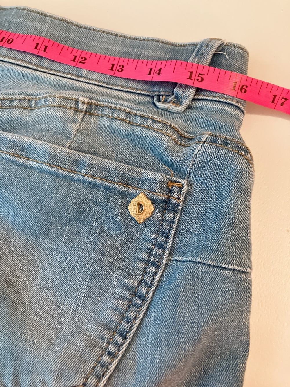 Democracy High-Rise Absolution Cuffed Denim Jean Shorts Medium Size 8 - Picture 4 of 9